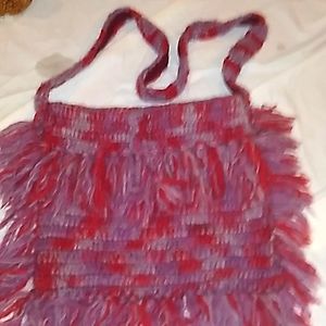 Hippie global groove wool crochet handbag